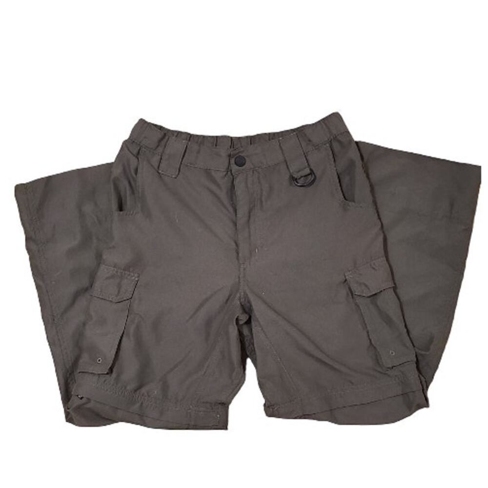 Army Green Cargo Zip Active Hiking Pants